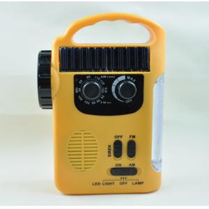 RD339 Solar Dynamo Powered AM FM Radio with 5 LEDs Flashlight 8 LEDs Emergency Lamp For Outdoor Activities