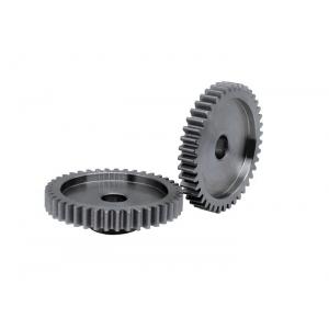 China Customized 41T Worm And Spur Gear 1.0 Module Black 20CrMnTi Material supplier