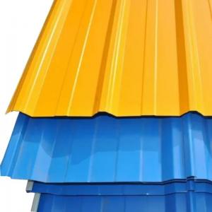 China Ppgi Corrugated Metal Roofing Sheet Prepainted Galvanized Steel  0.8mm 1250mm supplier