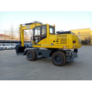 Reliable Wheeled Mini Excavator With YUCHAI/YC4D125 Engine And 9.00-20/8 Tires