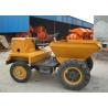 2WD Diesel Mini Concrete 1 Ton Dumper With 470L Skip Capacity Rigid  Frame Chassis