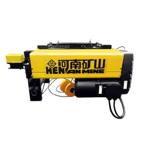 China European Style 2T Electric Wire Rope Hoist Wireless Remote Control FEM 2M supplier