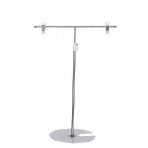 China POS Tabletop Sign Holder , Retail Metal Card Display Stand 5mm Iron Pole supplier