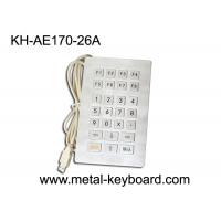 China Water proof USB Industrial Metal Keypad with customized 26 Keys layout on sale