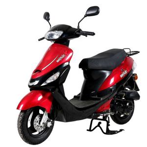 Brushless Gas Powered Scooters , Popular Gas Powered Moped 50cc 4 Stroke