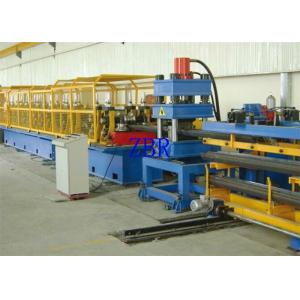 Two Wave Guardrail Roll Forming Machine For Two W Beams Crash Barrier Tri