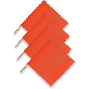 China High Visiblity Orange Road Safety Flags Garden Flag Pole For Truck Loads Towing supplier