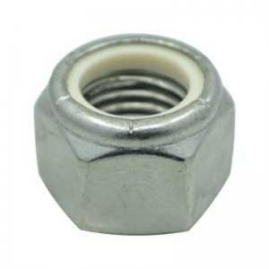 Nylon Nut DIN 985 Stainless Steel 304 316 Nylon Insert Hexagon