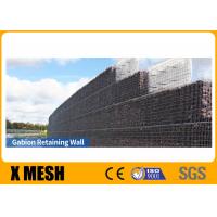 China Hot Galvanized Gabion Wire Mesh Baskets Retaining Wall Spirals / Helicals Connected on sale