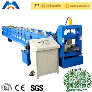 China 5'' Steel Rain Gutter Roll Forming Machine For Villa Roofing Spout supplier