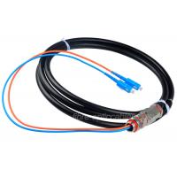 China 2.0 Branch Waterproof Cable SC/UPC 2 Core Optical Patch Cord for sale