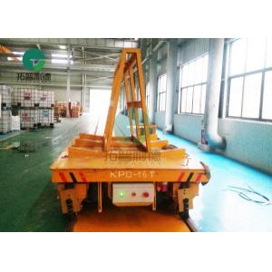 China Customized Indutrial Rail Guided Material Handling 25 Ton Transport Cart for molds, coils, ladle supplier