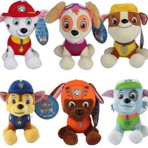 China Fashion Cartoon Paw Patral Plush Stuffed Toys 20cm For Crane Vending Toy Machine supplier