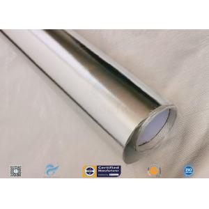 China Laminated Aluminium Foil Fiberglass Cloth 97% Heat Reflect 300℃ Non Combustible supplier