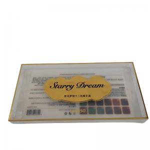 China Clear Eyeshadow Box Packaging Plastic Recyclable Foldable OEM supplier