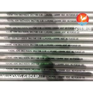 China ASTM SB622 N10276 C276 Nickel Alloy Steel Tube Seamless Tube 15.88MM * 1.245MM * 1604MM wholesale