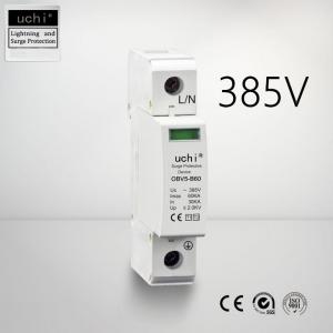 China EN 61643-11 Type 1+2 Surge Protector , 4 Pole Spd PBT Material supplier