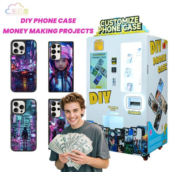 Variable Ink Droplet Technology Phone Case Printing Vending Machine with 630 Vending Capacity and 1440dpi Resolution