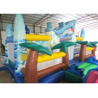 China Giant Inflatable dolphin New Ocean undersea world Fun city Inflatable ocean playground park on sale