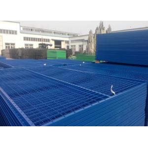 China Welded Wire Fence Canada Temporary Fencing 7FT X 8FT Width 30MM X 1.5mm Frame Side Tube supplier