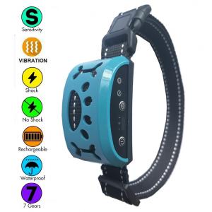 9''-22'' No Shock Rechargeable Dog Bark Collar USB Charge Pet Supplies Accessories