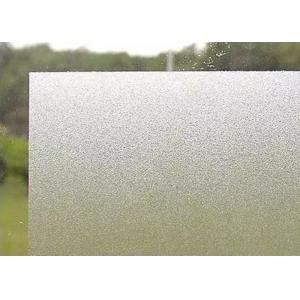 Repositionable 0.8mm Clear Bathroom Window Privacy Film Heat Control