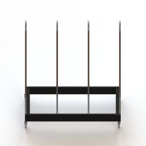 Shoulder Pad Steel Display Rack Rugby Clothes 4 Holders Display Stand