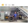 Double Shaft Scrap Rubber Tires Recycling Machine For Producing Rubber Granules