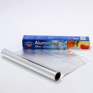 China Customized Logo Kitchen Silver Aluminium Foil Paper for Cooking and Packaging Supplies supplier