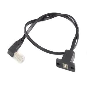 Customized Data Communication Cable 24AWG Print / Adapter Wire USB B Type To USB B Type Cable