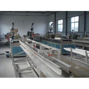 China Linha composta plástica de madeira automática da extrusão, dois extrusora do parafuso WPC supplier