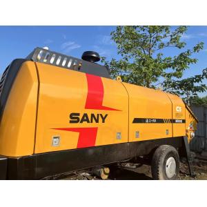 China SANY Used Stationary Concrete Pump 85m3/H HBT8018C-5 7260X2125X2685mm supplier