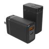 ETEK GaN Technology Enables Efficient Fast Phone Charger Intelligent Power Allocation Across Two Ports 1 USB-C + 1 USB-A