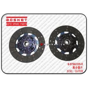 China 8-97362235-0 8973622350 Clutch Disc Suitable For Isuzu NPR Parts , Isuzu Accessories supplier
