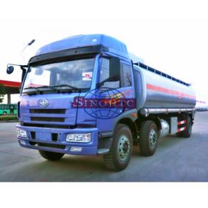 China 20 - 28 Tons Heavy Duty Fuel Carrier Truck , Gasoline / Liquid Chemical Tanker Truck supplier