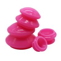 China 4pcs Different Size Cupping Therapy Massage Sets - Silicone Vacuum Suction Cups For Joint & Muscle Pain Relief on sale
