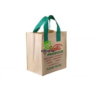 Handled Tote Non Woven Shopping Bag With Button / Hook / String Closure