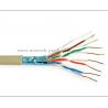 veste de PVC de câblage cuivre nu solide de câble du réseau Cat5e de 500m