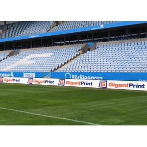 China High Definition P10  Football Ground Advertising Boards With Greatwall Power Supply supplier