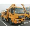 DONGFENG Hydraulic Platform Truck , Vehicle Mounted Work Platforms 360°Slewing