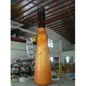 China UV Protective PVC Tarpaulin Inflatable Bottle For Indoor Activities With Silk - Screen Printing supplier