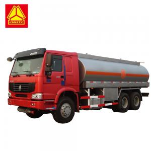 China Euro 2 Fuel Tank truck Tanker , Sinotruk Howo 20000 Liters 6000 Gallon Diesel Oil Transporter supplier