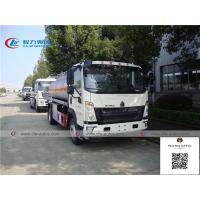 China 8000 Liters HOWO 4x2 Gasoline Tank Truck With Dispenser on sale