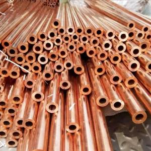 Custom size  99.9% pure copper pipe ASTM C10100 C10200 C11000 for industry
