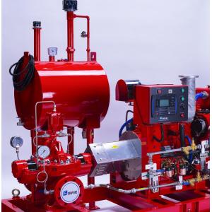 Horizontal Split Case Centrifugal Pump SS Red Diesel Engine Fire Pump For Fire Fighting System UL FM NFPA20