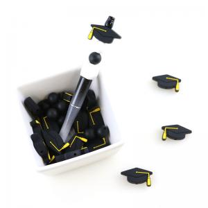Customized Focal Silicone Beads For Pens Graduation Bracelet Clip DIY