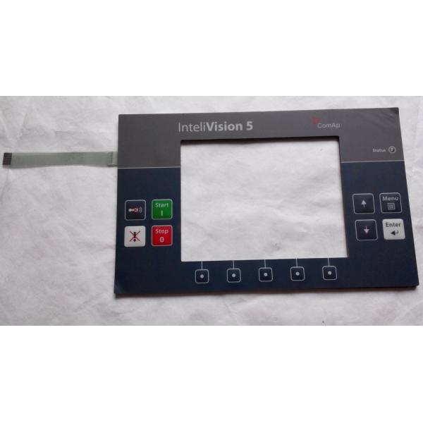 LED éclairant les boutons à contre-jour gravants en refief tactiles avec le clavier numérique BG97 de membrane de panneau de soutien FR-4