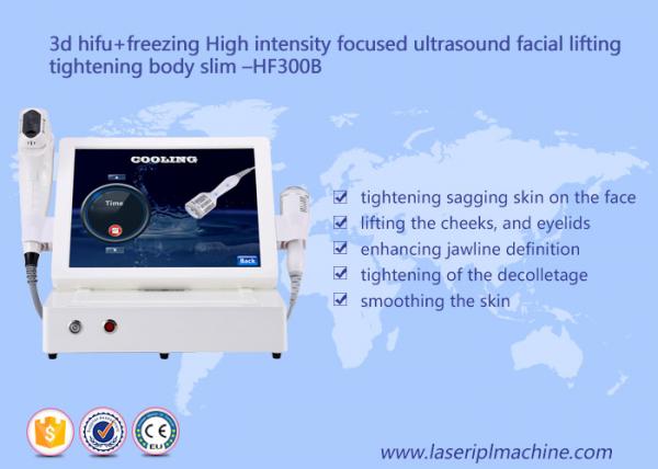 Face Hifu Beauty Machine , High Intensity Focused Ultrasound Hifu Face Lifting