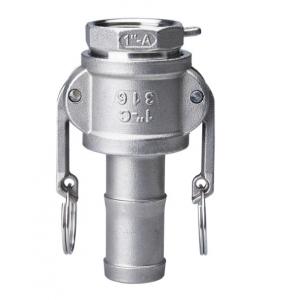 Self Locking Stainless Steel Camlock Couplings Casting Cam And Groove Reducer