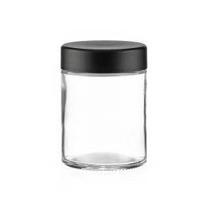 Child Resistant 4 Oz Straight Sided Glass Jars With Lids